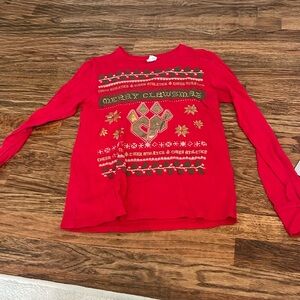 Cheer athletics long sleeve Christmas shirt